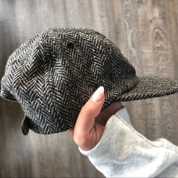 NWT Supreme Wool Herringbone Cap Classic Logo - Picture 4 of 5